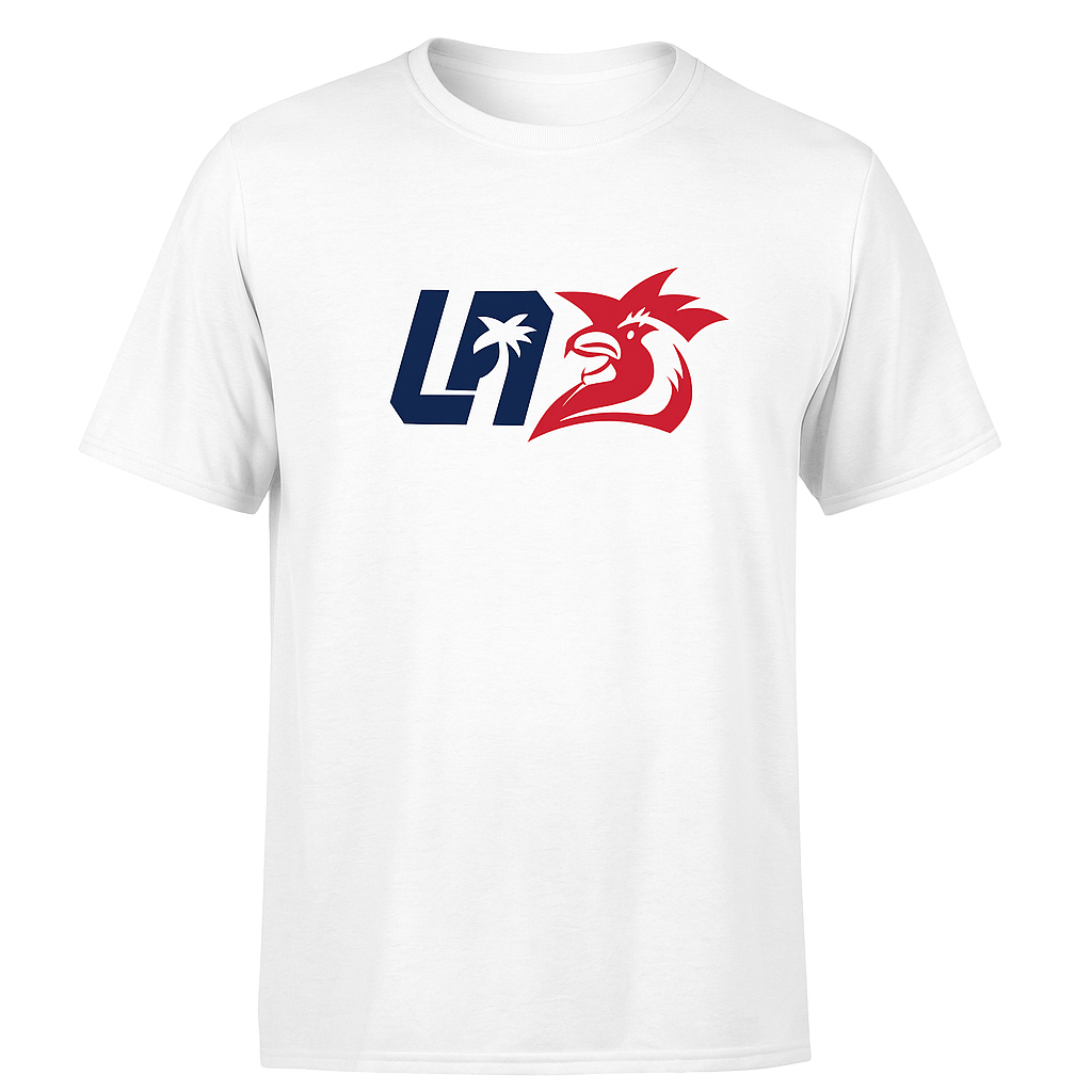 LA Roosters Tee - White