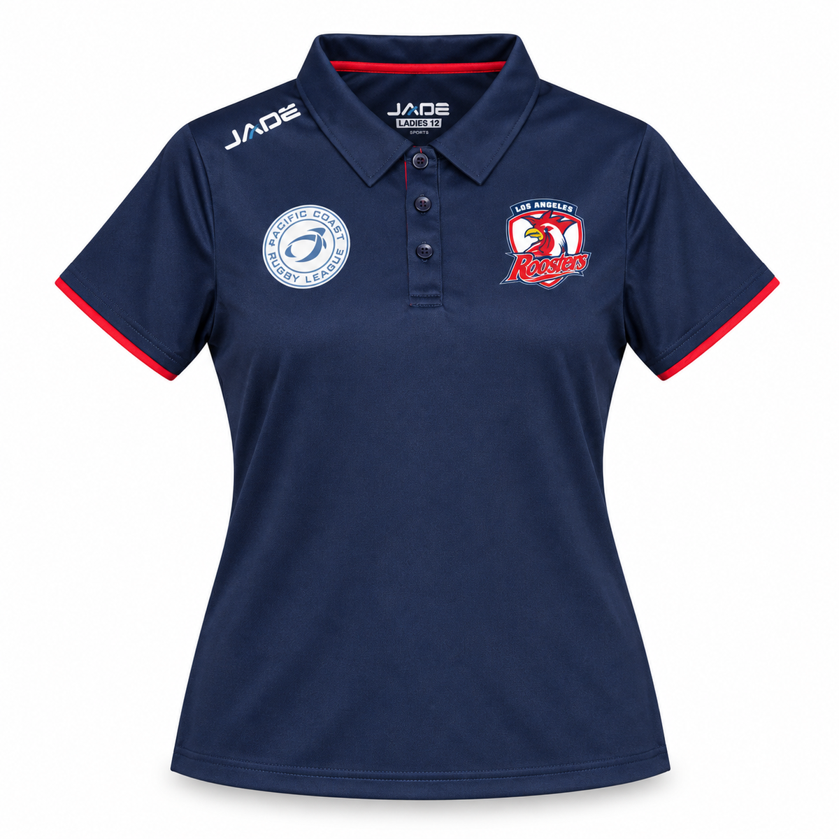LA Roosters Women's Jade Media Polo