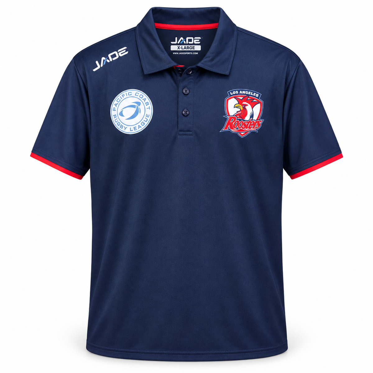 LA Roosters Men's Jade Media Polo